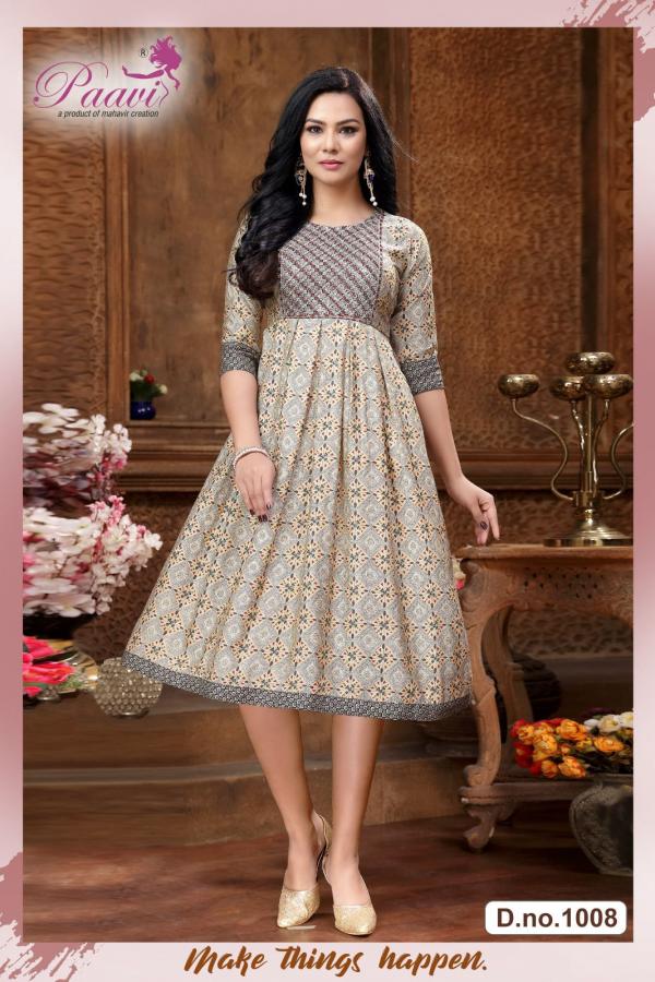 Paavi Radhika Fancy Designer Anarkali Kurti Collection